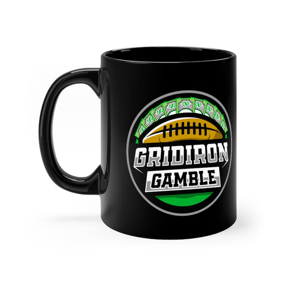 Gridiron Gamble Coffee Mug - Black