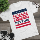 Legalize Sports Betting Tri-Blend Tee